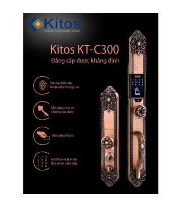 Khóa cửa vân tay cổ điển Kitos KT-C300
